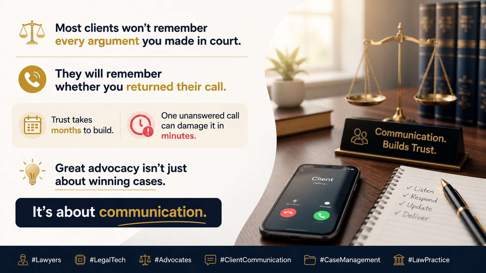 📞 One Unanswered Client Call Can Damage Trust More Than One Lost Argument