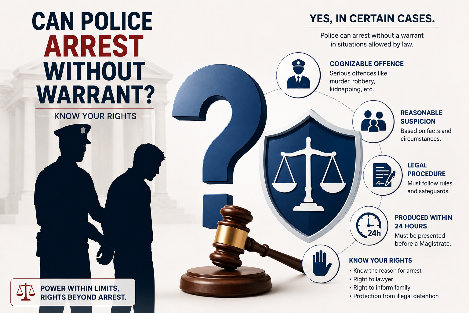 Can Police Arrest You Without a Warrant in India?