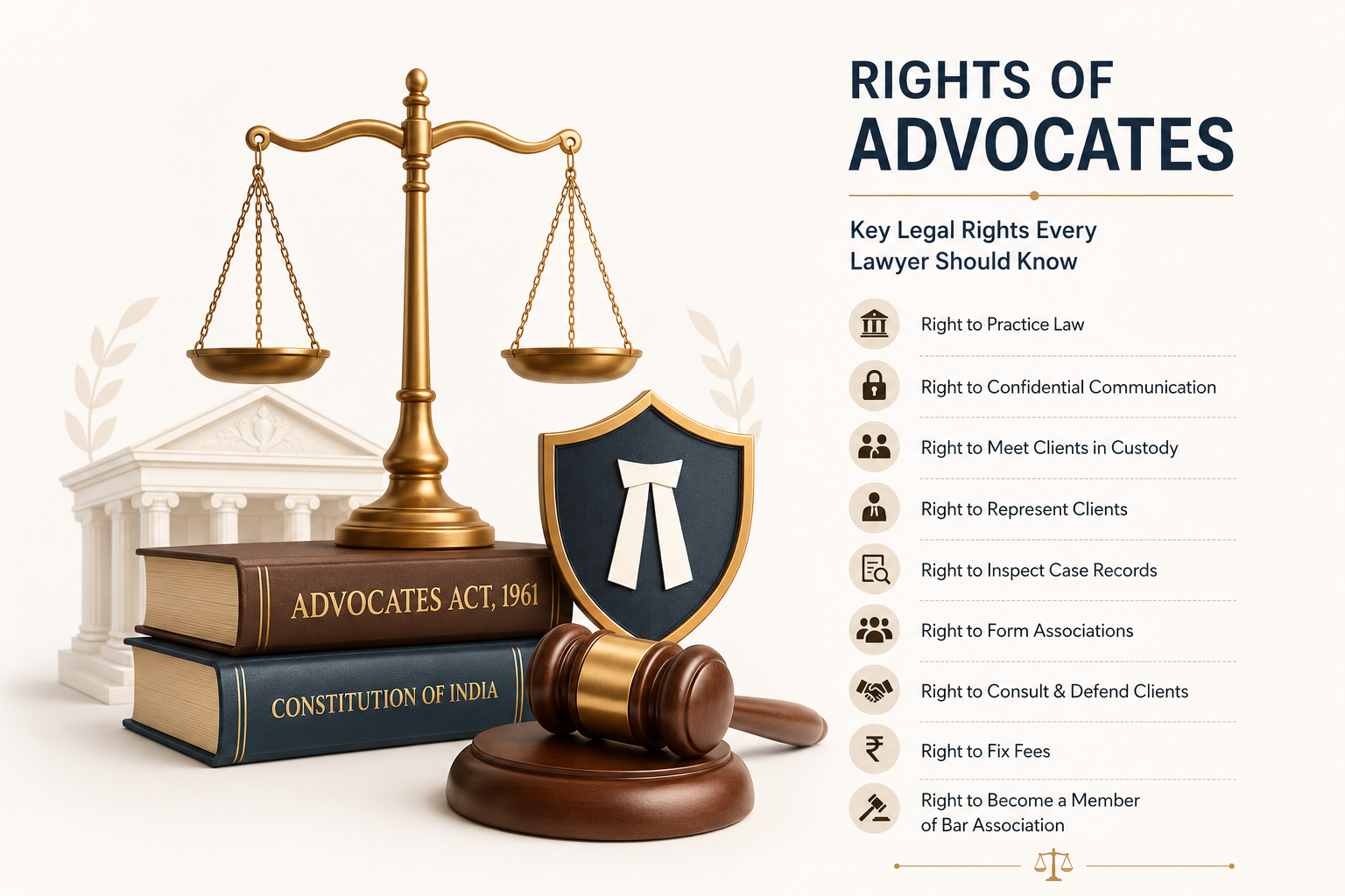 Rights of Advocates in India: Key Legal Rights Every Lawyer Should Know