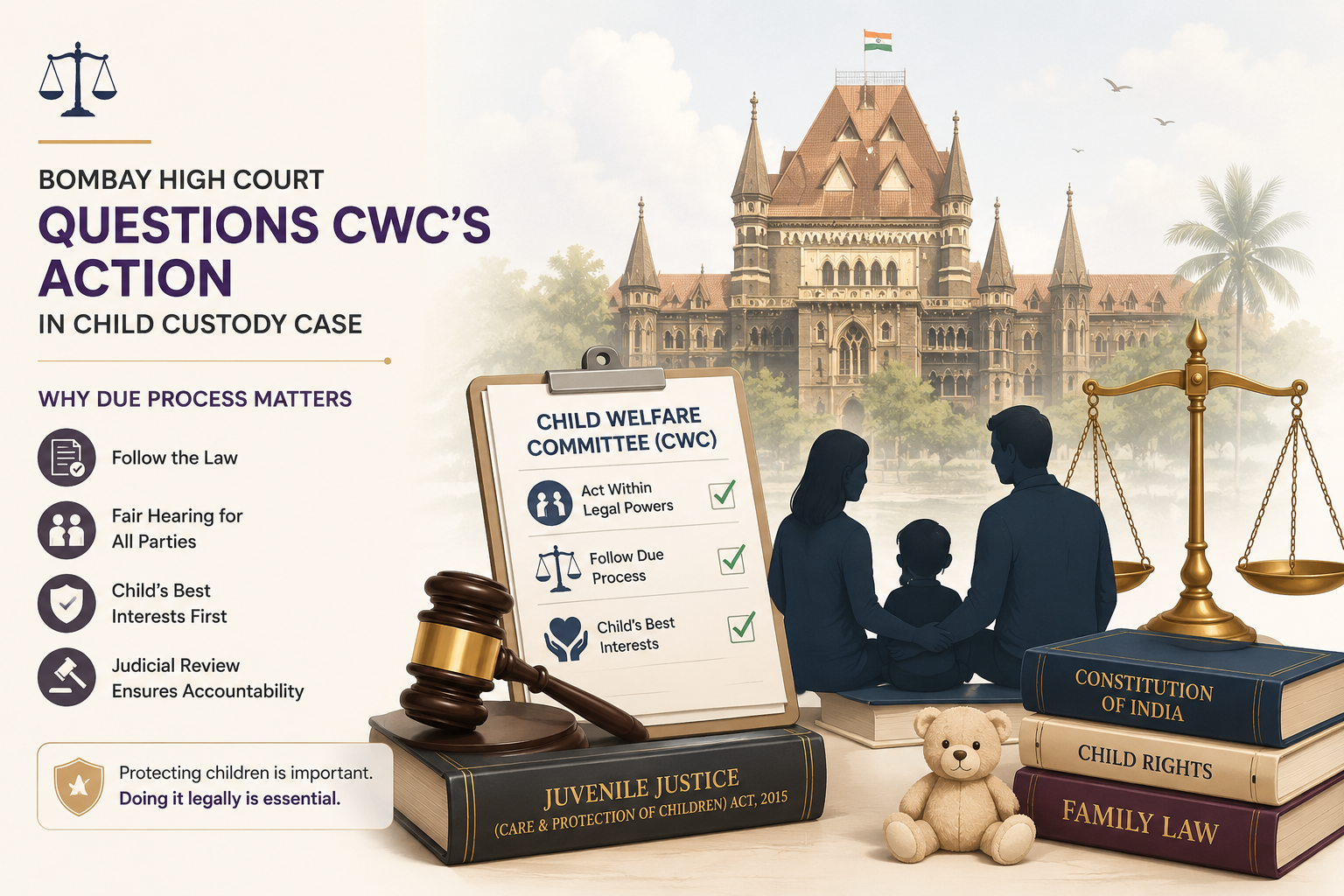 ⚖️ Bombay High Court Questions CWC's Action in Child Custody Case: Why Due Process Matters